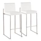 Fuji - Contemporary And Modern Elegance High Back Barstool - Furniture Home Direct