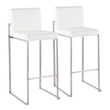 Fuji - Contemporary And Modern Elegance High Back Barstool - Furniture Home Direct