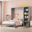 Murphy Wall Bed With Shelves - Furniture Home Direct