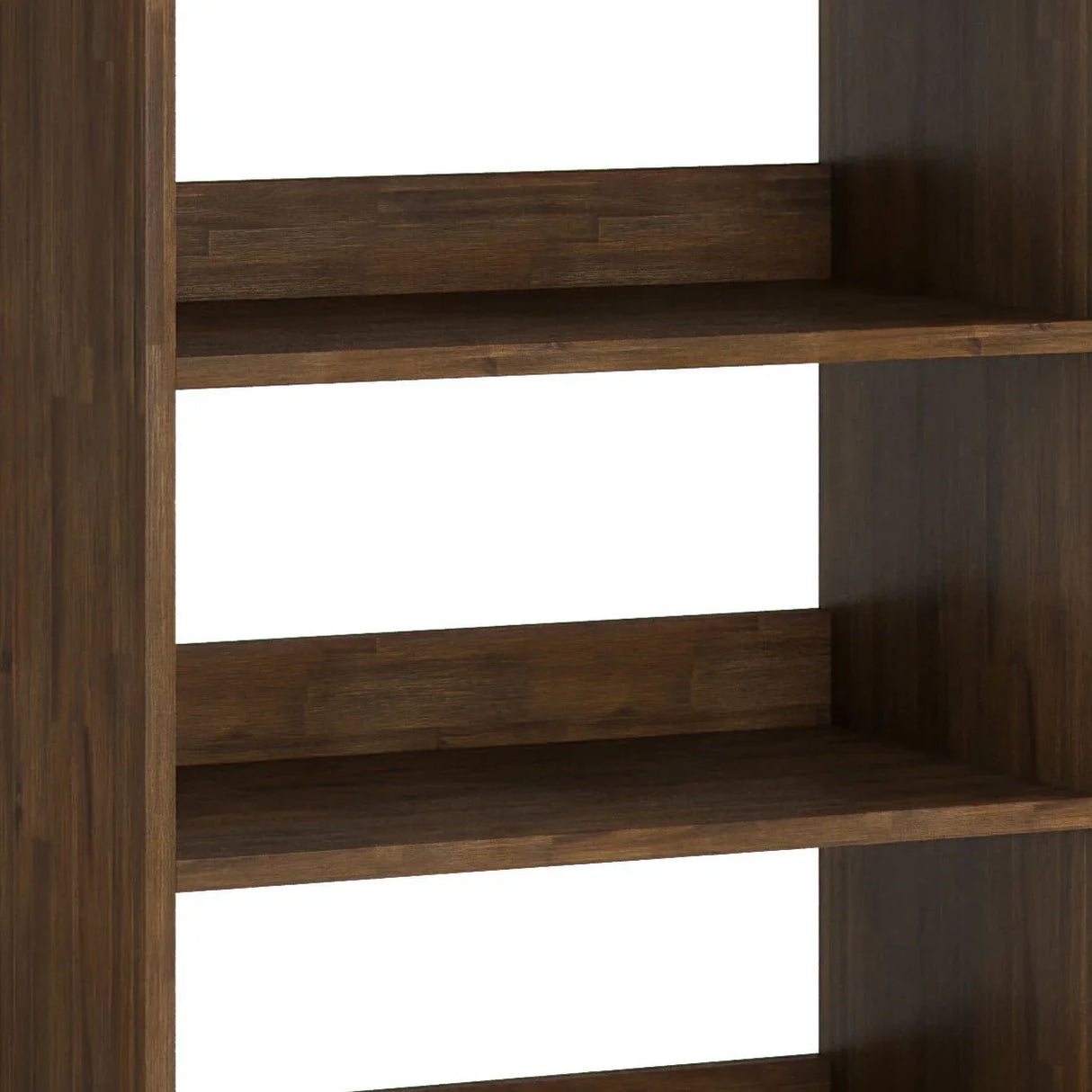 Chase - Tall Bookcase - Rustic Natural Aged Brown - Furniture Home Direct