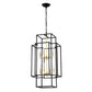 8 Light Lantern Chandelier Lighting, Entryway Chandeliers For High Ceilings, Chandeliers For Dining Room, Foyer, Entry, Staircase, Hallway, Height Adjustable (E12 Bulbs Not Included) - Furniture Home Direct