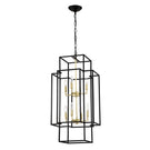 8 Light Lantern Chandelier Lighting, Entryway Chandeliers For High Ceilings, Chandeliers For Dining Room, Foyer, Entry, Staircase, Hallway, Height Adjustable (E12 Bulbs Not Included) - Furniture Home Direct