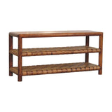 Regency - Woven 2 Slot Shoe Rack - Brown - Furniture Home Direct