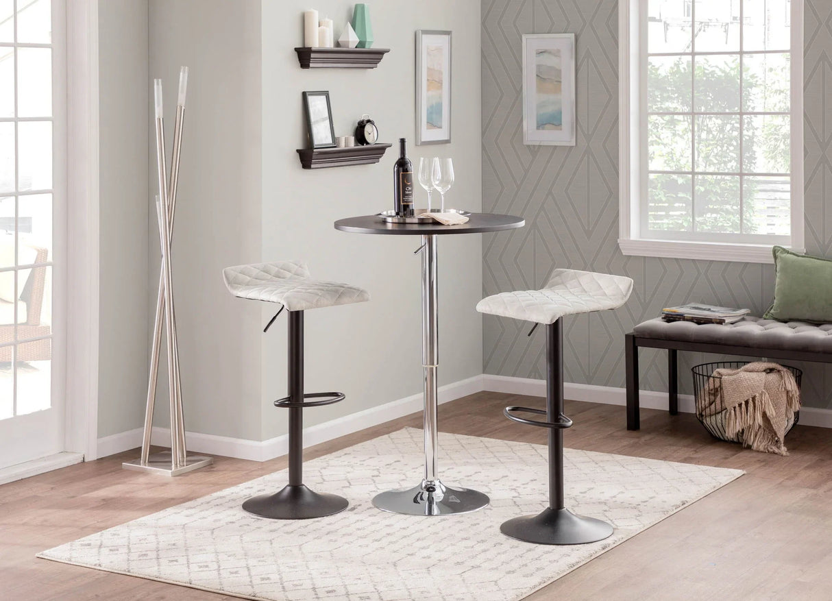 Adjustable Contemporary Bar Table - Furniture Home Direct