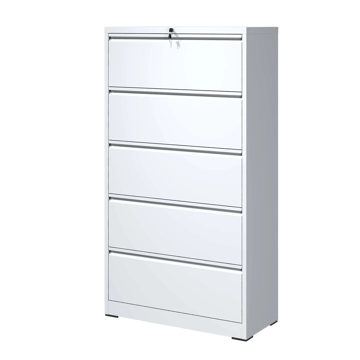 Premium Drawer Metal Lateral File Cabinet With Lock - Furniture Home Direct