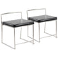 Fuji - Contemporary Stackable Dining Chair (Set of 2) - Furniture Home Direct