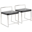 Fuji - Contemporary Stackable Dining Chair (Set of 2) - Furniture Home Direct