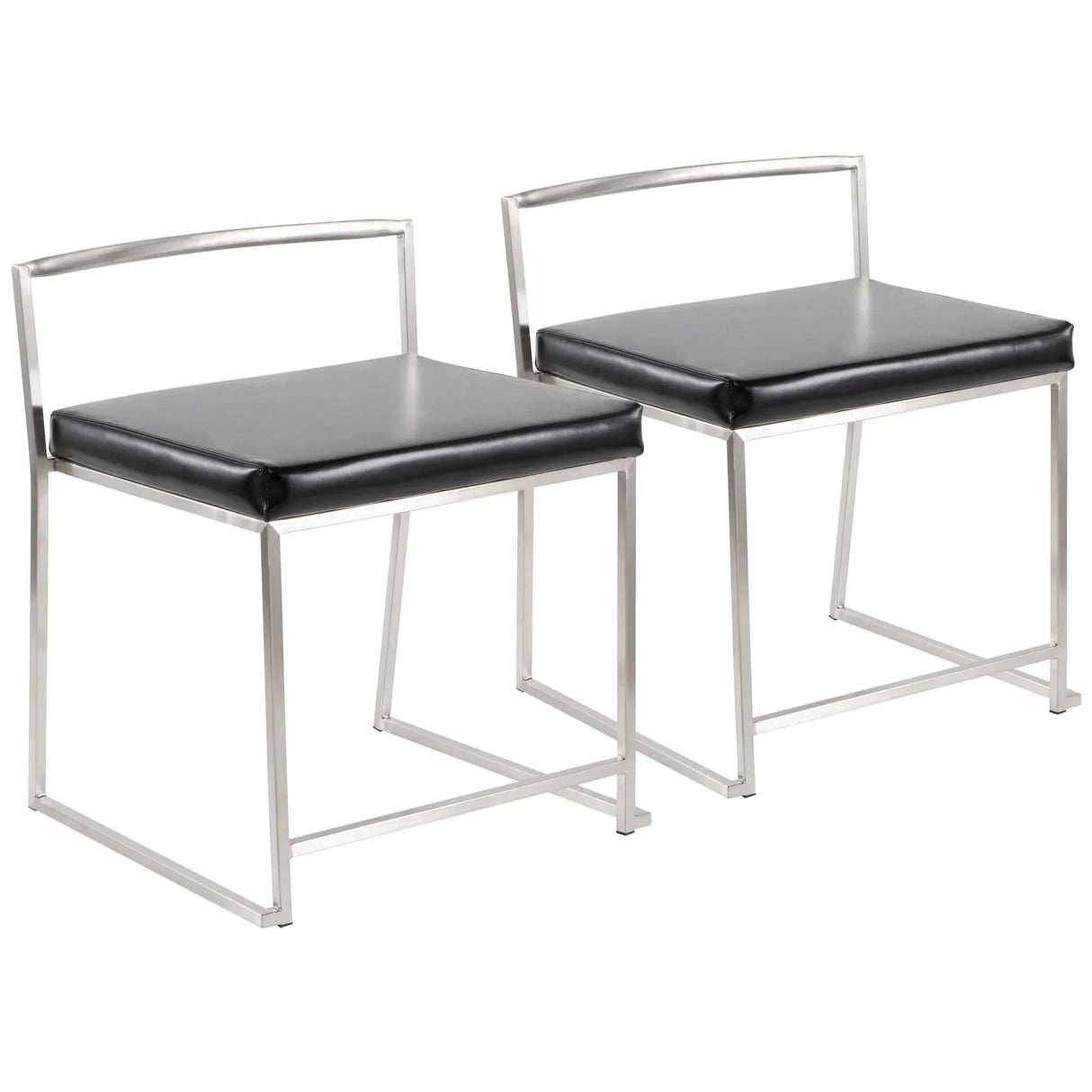 Fuji - Contemporary Stackable Dining Chair (Set of 2) - Furniture Home Direct