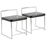 Fuji - Contemporary Stackable Dining Chair (Set of 2) - Furniture Home Direct