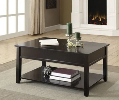 Malachi - Coffee Table With Lift Top - Black - Furniture Home Direct