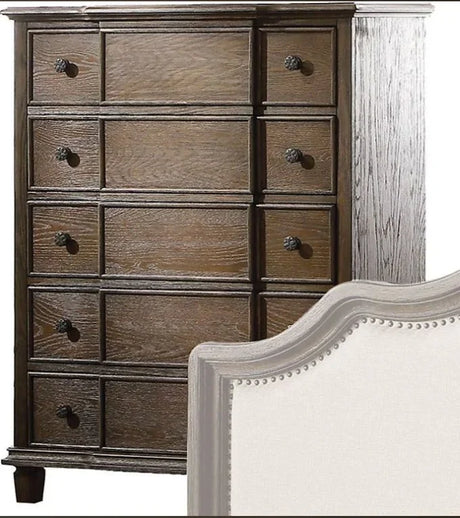 Baudouin - Weathered Chest - Oak - Furniture Home Direct