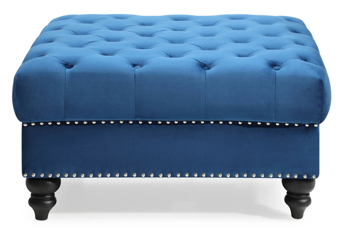 Soft Charming Traditional Ottoman - Furniture Home Direct