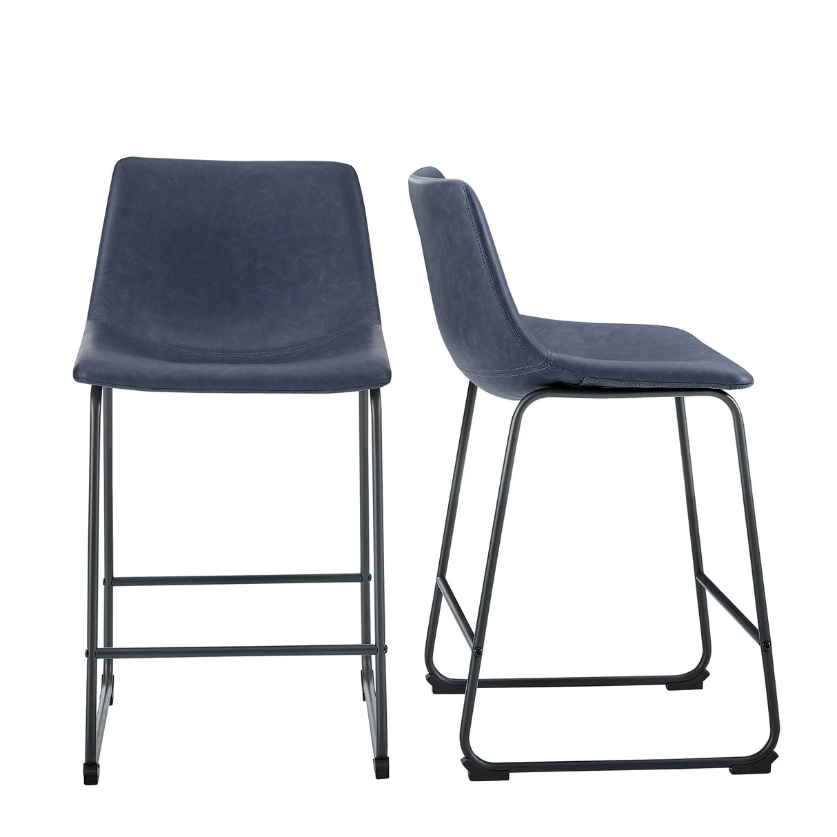 Industrial Counter Stools (Set of 2) - Furniture Home Direct