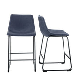 Industrial Counter Stools (Set of 2) - Furniture Home Direct