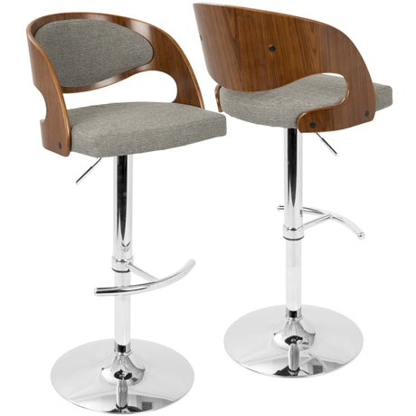 Pino - Mid Century Modern Adjustable Barstool With Swivel - Furniture Home Direct