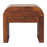 Mini Darcy - Nightstand With Curved Edges - Furniture Home Direct