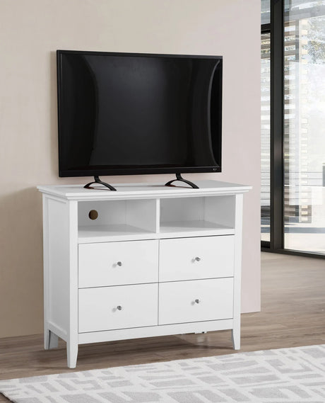 Charming Media Chest With Storage - Furniture Home Direct