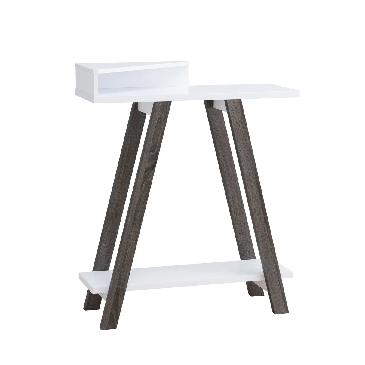 Contemporary Console Table With Two Shelves - Furniture Home Direct