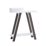 Contemporary Console Table With Two Shelves - Furniture Home Direct