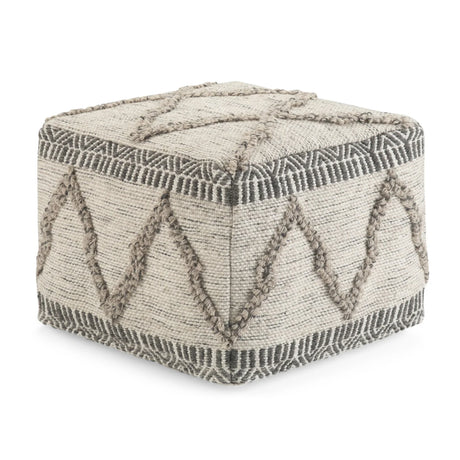 Sweeney - Upholstered Square Pouf - Furniture Home Direct