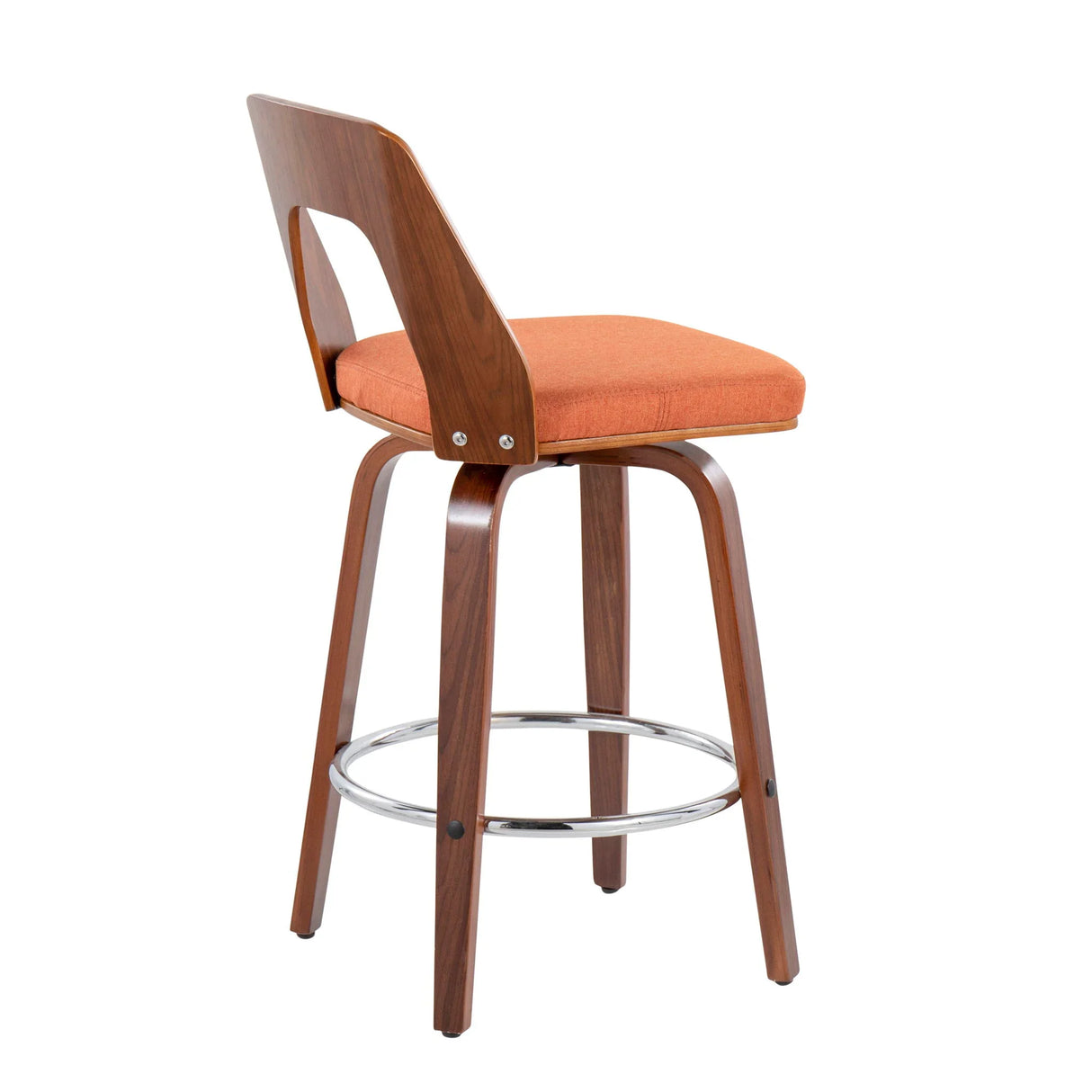 Trilogy - Mid Century Modern Counter Stool (Set of 2) - Furniture Home Direct