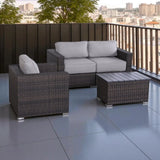 Stylish Sofa Seating Group With Cushions Perfect For Outdoor Gatherings - Furniture Home Direct