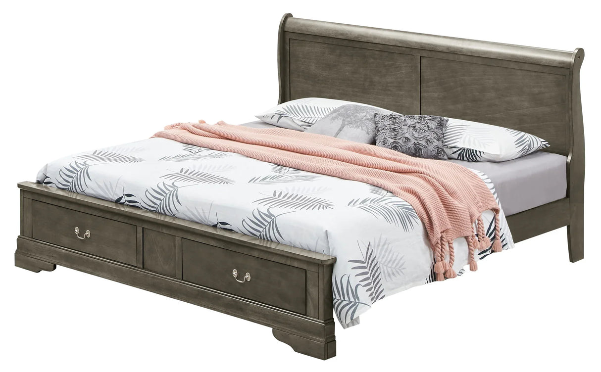 Louis Phillipe - Storage Bed - Furniture Home Direct