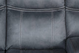 Reclining Sectional Sofa With USB Port Console Gray - Furniture Home Direct