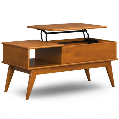 Draper - Lift Top Coffee Table - Teak - Furniture Home Direct