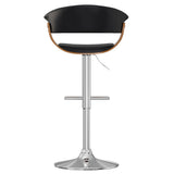 Sheldon - Upholstered Adjustable Swivel Bar Stool - Furniture Home Direct