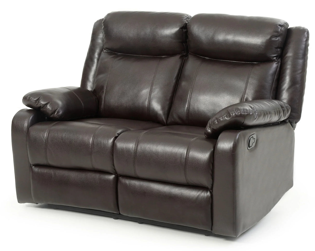Stylish Reclining Loveseat For Two - Furniture Home Direct