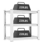 Stylish Metal Aquarium Stand For 20 - 30 Gallon Tanks, 3 Tier Adjustable Shelf - Furniture Home Direct