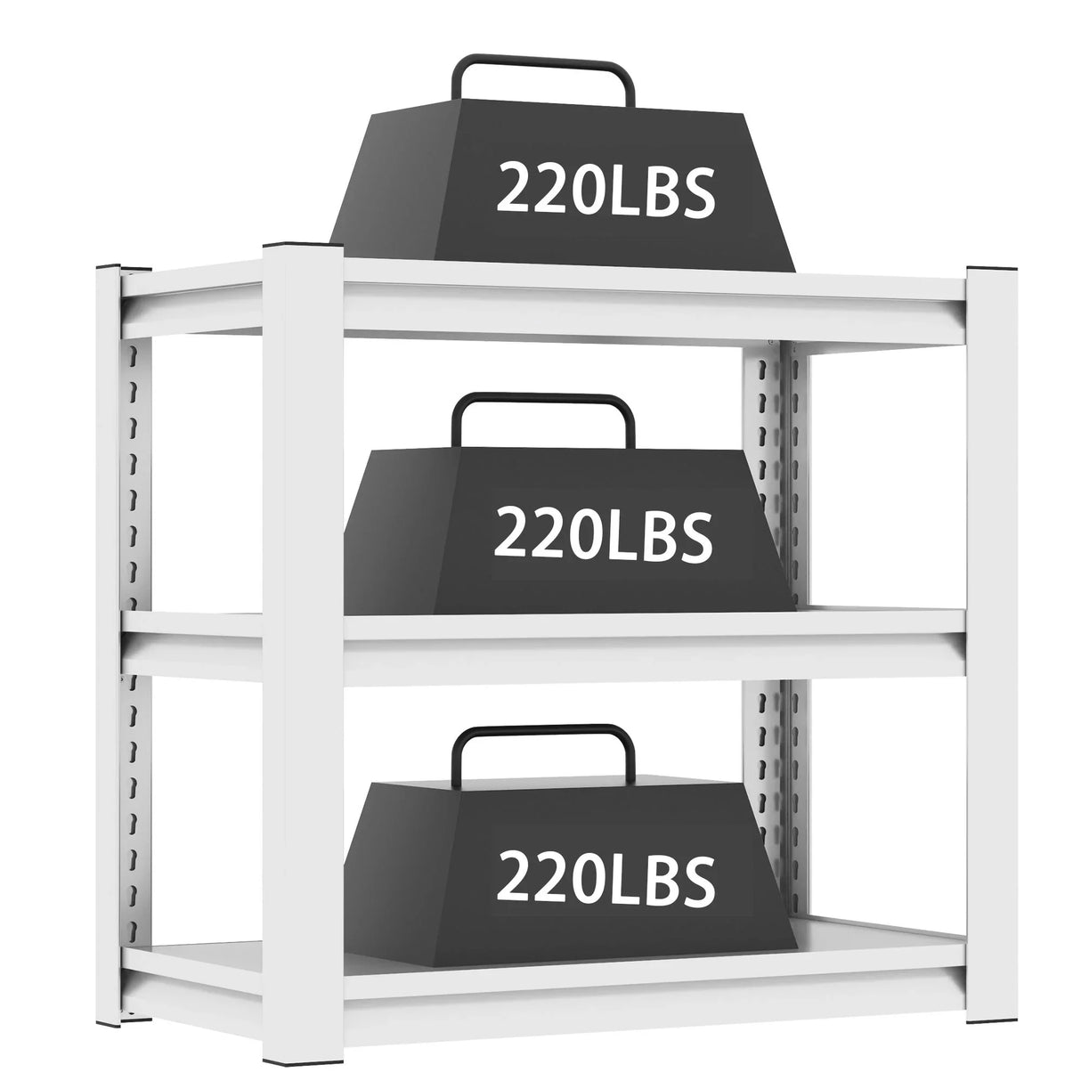 Stylish Metal Aquarium Stand For 20 - 30 Gallon Tanks, 3 Tier Adjustable Shelf - Furniture Home Direct