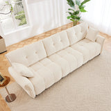 Chenille Sofa - White - Furniture Home Direct
