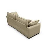 Modern 2 Piece Corduroy Living room Set - Light Brown - Furniture Home Direct