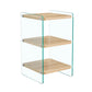 Modern 3 Layer Bedside Cabinet With Storage Function - Furniture Home Direct