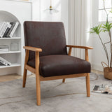 Wide Classic Mid-Century Modern Arm Chair - Furniture Home Direct