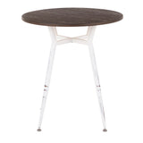 Clara - Industrial Round Dinette Table - Furniture Home Direct