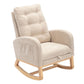 Accent Rocking Chair With Footrest, High Back - Furniture Home Direct