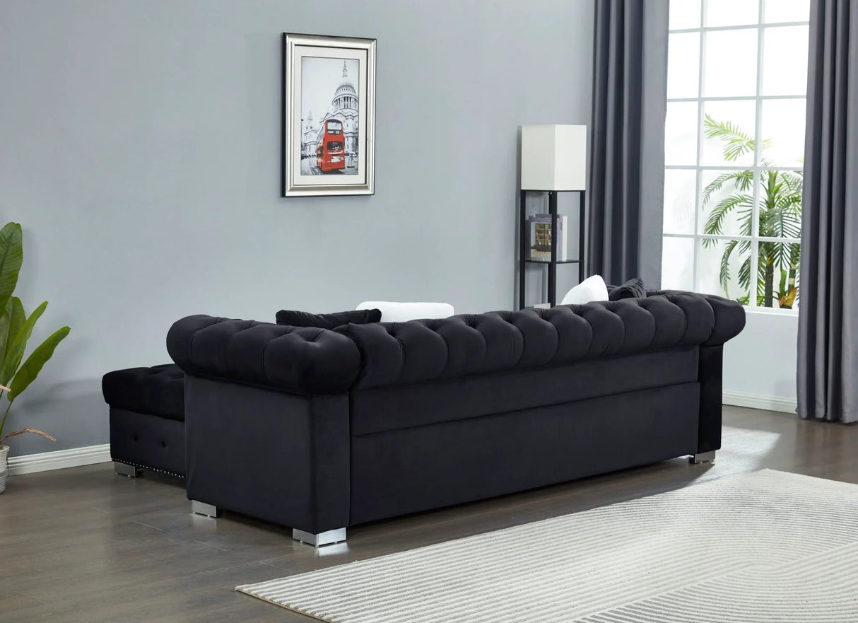 4 Seater Oversized L Shaped Reversible Sectional Sofa - Furniture Home Direct