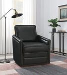 Rocha - Leather Aire Swivel Chair With Glider - Furniture Home Direct