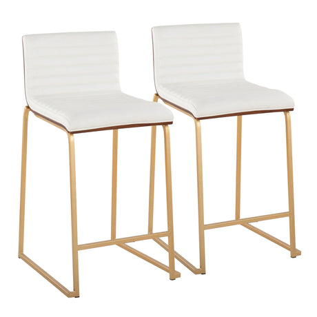 Mason Mara - Contemporary Design Fixed Height Counter Stool (Set of 2) - Furniture Home Direct