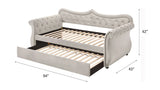 Adkins - Twin Daybed With Trundle - Beige - Furniture Home Direct