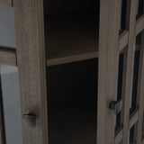 Bedford - Low Storage Media Cabinet - Farmhouse Gray - Furniture Home Direct