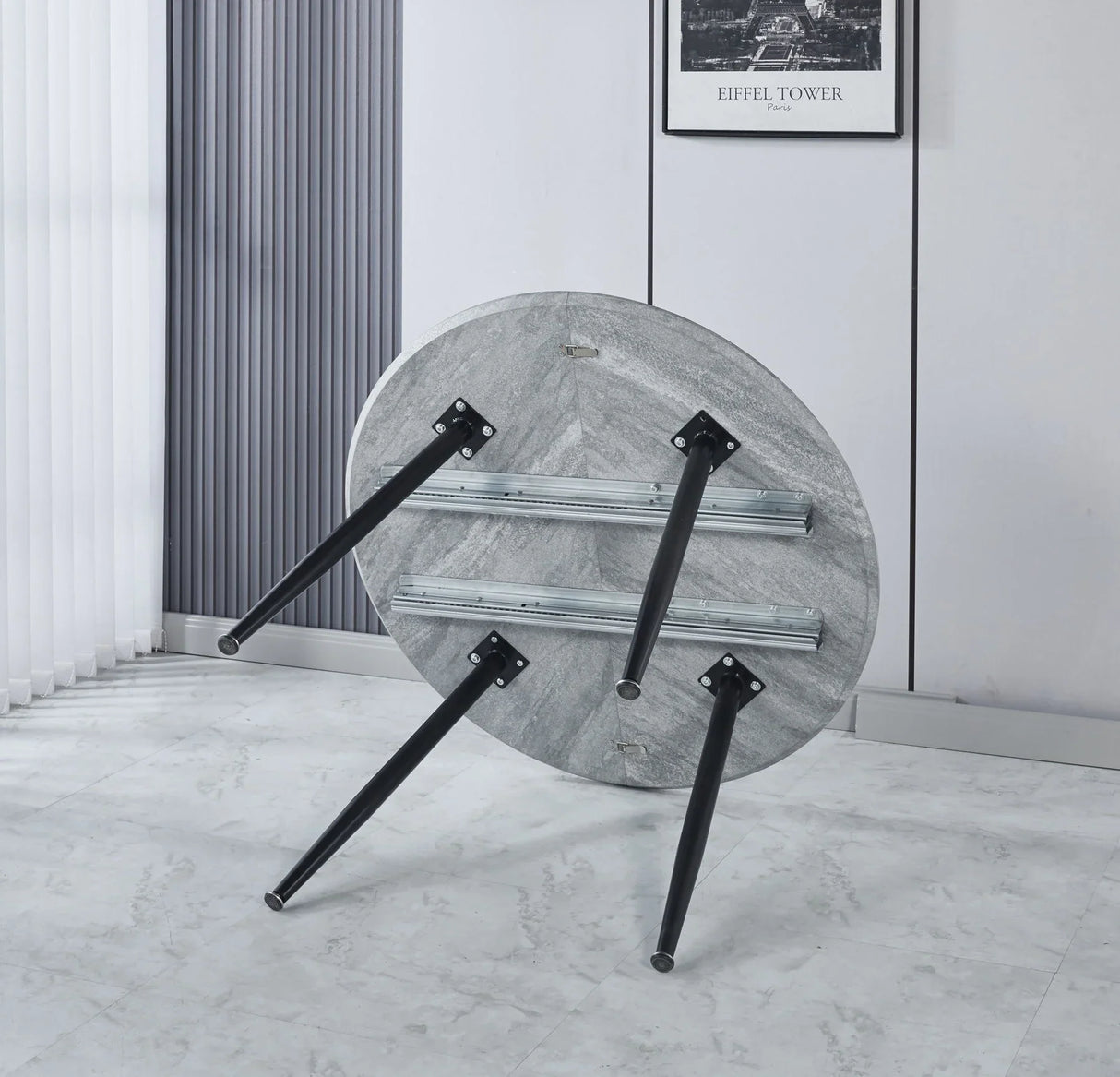 Extensible Table, Dining Table, Office Table, Coffee Table Metal Leg - Furniture Home Direct