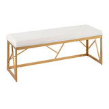 Folia - Glam Bench - Furniture Home Direct