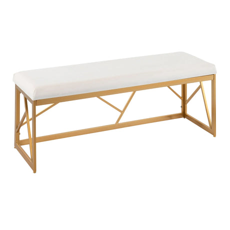 Folia - Glam Bench - Furniture Home Direct