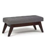 Draper - Upholstered Mid Century Tufted Ottoman Bench - Furniture Home Direct