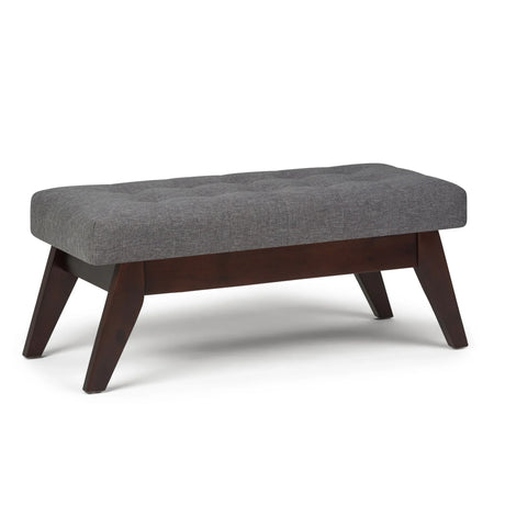 Draper - Upholstered Mid Century Tufted Ottoman Bench - Furniture Home Direct