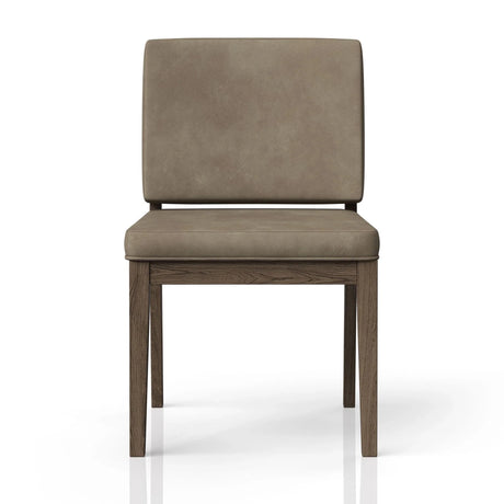 Leather Soft Back Chair (Set of 2) - Light Brown - Furniture Home Direct